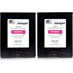 Save On Postage Ink, (2-Pack Magenta Ink Cartridge Compatible iJet Ink Tank 870103-005 / M5M250 | Compatible Memjet Ink Compatible HI-Cap Magenta Ink Tank for Classic & NXT Printer | 2 Pack