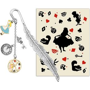 MAOFAED Fairtale Theme Bookmark for Reader Book Lover Gift Fairy Tale Gift Reading Lover Gift Literary Gift (elicebookmark)