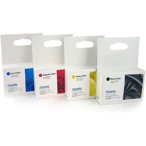 Primera High Yield Ink Cartridge Set (53422 Cyan, 53423 Magenta, 53424 Yellow, 53425 Black) for LX900