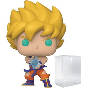 POP Dragon Ball Z - Super Saiyan Goku with Kamehameha Wave Funko Pop! Vinyl Figure (Bundled with Compatible Pop Box Protector Case), Multicolored, 3.75 inches