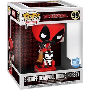 Funko Pop! Rides: Sheriff Deadpool Riding Horsey - Special Limited Edition Exclusive Vinyl Figure #99