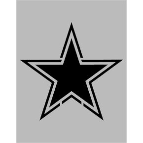 Texas Star Reusable Stencil (8.5" x 11" Sheet) for Painting on Walls, Wood, Arts and Crafts (My Custom Stencils)
