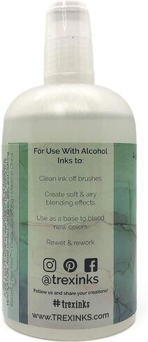 Clear Alcohol Ink Blending Solution for Alcohol Ink Art - Blends, Thins & Mixes - Includes Applicator Tip - Huge 4oz Bottle in Saudi Arabia