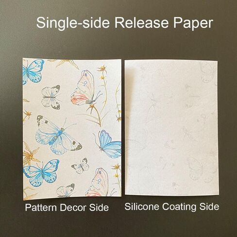 60 Pieces Diamond Painting Release Paper Butterfly Style Single Side Release Sheets Decorative Paper Cover Replacements for 5D Diamond Art Tool (10.5x7.4cm) in Saudi Arabia