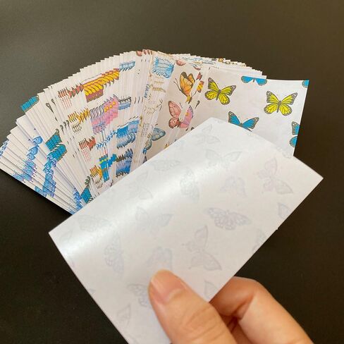 60 Pieces Diamond Painting Release Paper Butterfly Style Single Side Release Sheets Decorative Paper Cover Replacements for 5D Diamond Art Tool (10.5x7.4cm) in Saudi Arabia