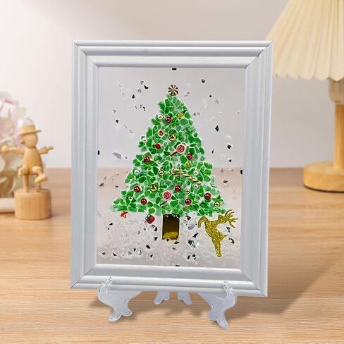 طقم الفنون الزجاجية البحرية ، مجموعات فن الراتنج الجديدة للبالغين ، مجموعات الفسيفساء DIY ، مجموعة فن الشاطئ راتنجات DIY ، إطار صور فنية على الشاطئ للديكور المنزل ، رف الكتب ، المكتب (Sea Turtle) in Kuwait