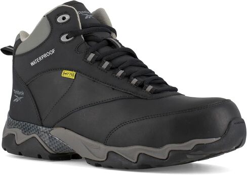 حذاء Reebok Work النسائي مقاس 6 بوصات Met Guard باللون الأسود - عرض 7.5 in Saudi Arabia