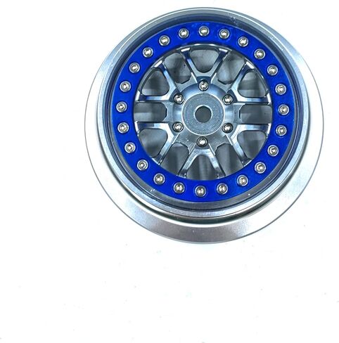 CNC Aluminium Beadlock Wheel for UDR 1: 7 1pcs (Silver+Blue) in Kuwait