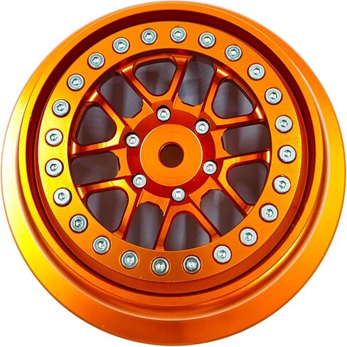 CNC Aluminium Beadlock Wheel for UDR 1: 7 1pcs (Silver+Blue) in Kuwait