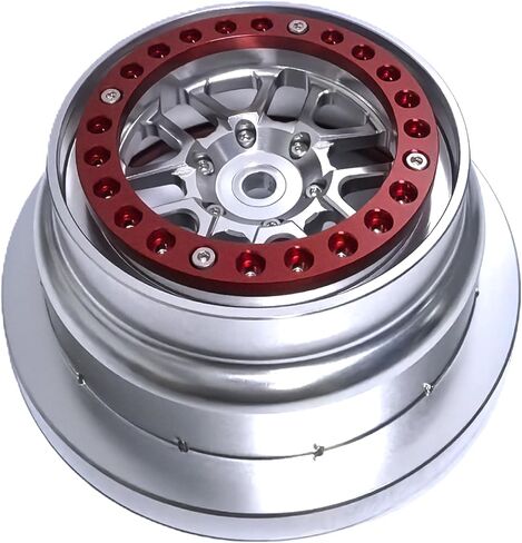 CNC Aluminium Beadlock Wheel for UDR 1: 7 1pcs (Silver+Blue) in Kuwait