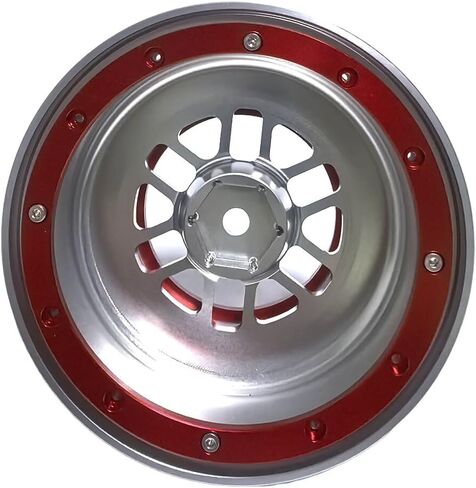 CNC Aluminium Beadlock Wheel for UDR 1: 7 1pcs (Silver+Blue) in Kuwait
