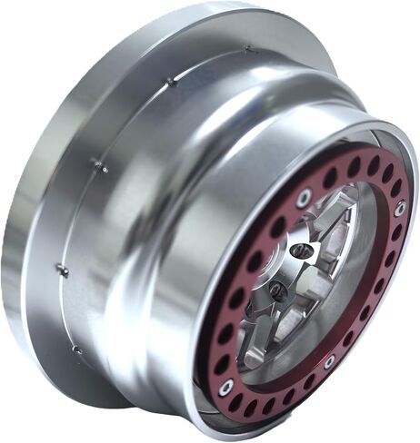 CNC Aluminium Beadlock Wheel for UDR 1: 7 1pcs (Silver+Blue) in Kuwait