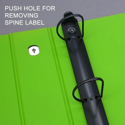 5.5x8.5 Mini 3-Ring Binder, 1.5 inch D-Ring, Black/Lime Green, 12 Binders in Saudi Arabia