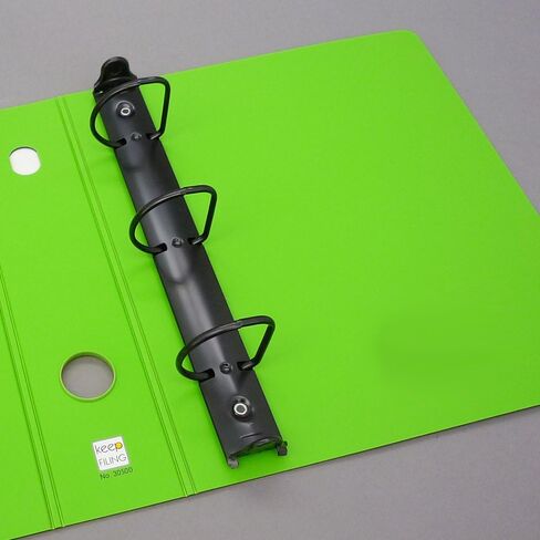 5.5x8.5 Mini 3-Ring Binder, 1.5 inch D-Ring, Black/Lime Green, 12 Binders in Saudi Arabia