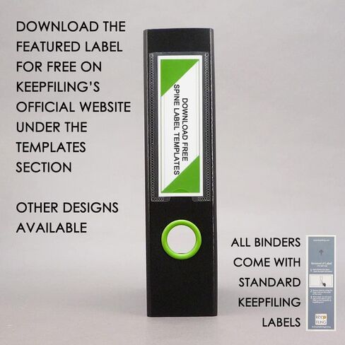 5.5x8.5 Mini 3-Ring Binder, 1.5 inch D-Ring, Black/Lime Green, 12 Binders in Saudi Arabia
