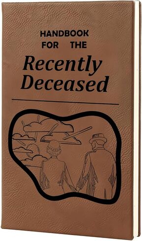 Handbook for the Recently Deceased Brown Leather Journal with Lined Pages in Saudi Arabia
