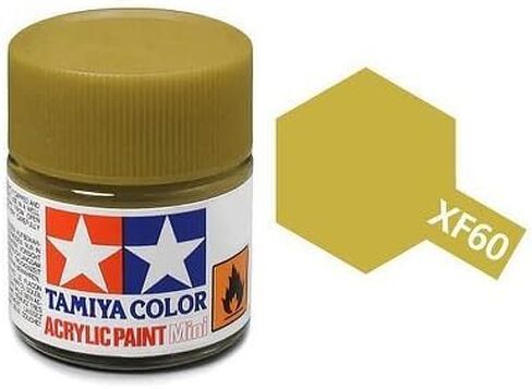 Tamiya 81760 Acrylic Mini XF60 Dark Yellow 1/3 Oz in Saudi Arabia