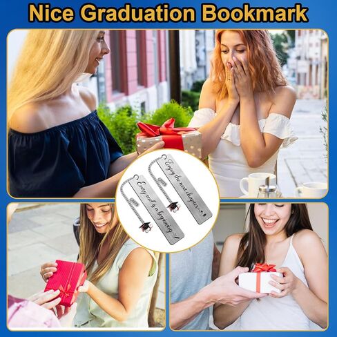 2025 Graduation Gifts for Him Her,Graduation Inspirational Bookmark Elementary High School Seniors College Graduation Gifts for Nurse Students Book Lovers-2Pcs in Saudi Arabia