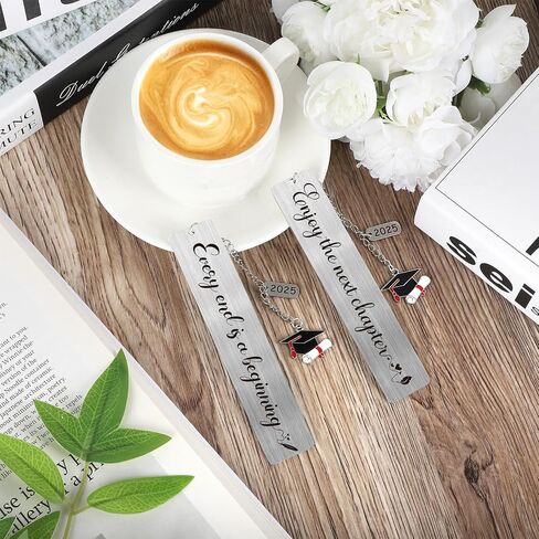2025 Graduation Gifts for Him Her,Graduation Inspirational Bookmark Elementary High School Seniors College Graduation Gifts for Nurse Students Book Lovers-2Pcs in Saudi Arabia