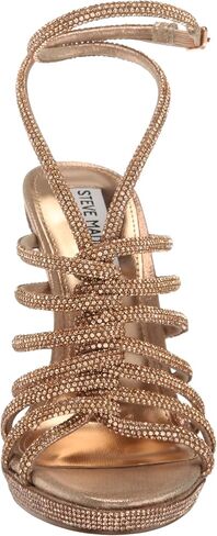 Steve Madden Women's Givinn Heeled Sandal, Pearl, 10 in Saudi Arabia