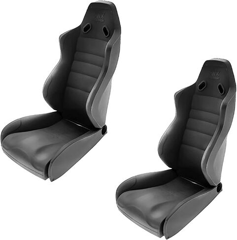 1/10 RC Crawler Car Toy Seats Simulation Plastic Chair Accessories for 1:10 Scale RC Rock Crawler Buggy Truck Car Traxxas TRX4 Axial SCX10 II 90046 RC4WD D90 TF2 Tamiya Gen8 2Pcs (Black B) in Saudi Arabia