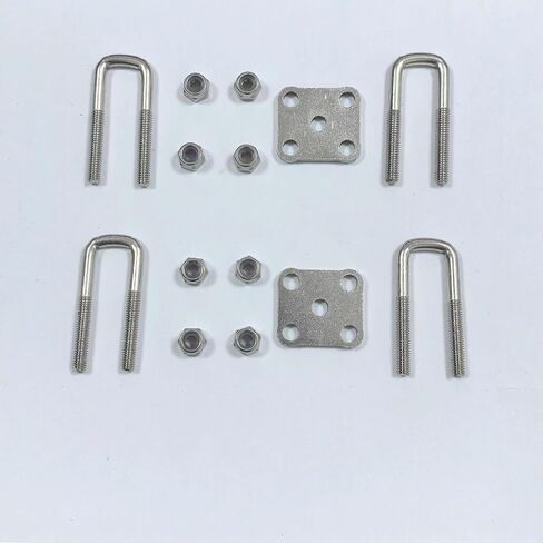 الفولاذ المقاوم للصدأ على شكل حرف U M3 Bolt Screw Buckle RC Parts for 1/14 جرار RC ، اكتب C in Kuwait