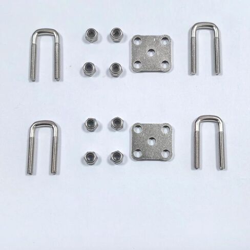 الفولاذ المقاوم للصدأ على شكل حرف U M3 Bolt Screw Buckle RC Parts for 1/14 جرار RC ، اكتب C in Kuwait