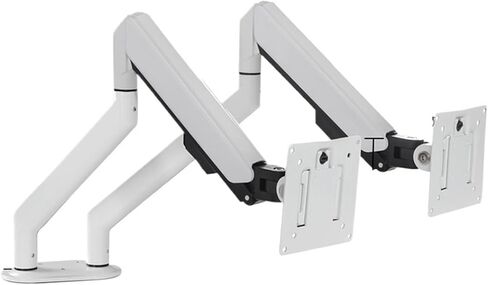 Dual-Screen Monitor Telescopic Rotating Stand 27/32-inch Curved Fish Screen Cantilever Computer 2-Screen Mechanical arm Base(Panda Color) in Saudi Arabia