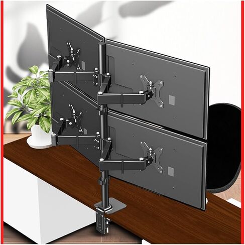 Four-Screen Multi-Screen Notebook External Monitor Splicing Bracket Without Punching Lifting Cantilever in Saudi Arabia