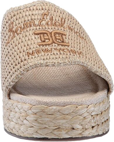 Sam Edelman Women's Camila Wedge Sandal, Sand, 6.5 in Saudi Arabia