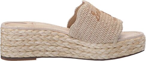 Sam Edelman Women's Camila Wedge Sandal, Sand, 6.5 in Saudi Arabia