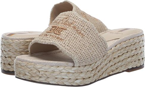 Sam Edelman Women's Camila Wedge Sandal, Sand, 6.5 in Saudi Arabia