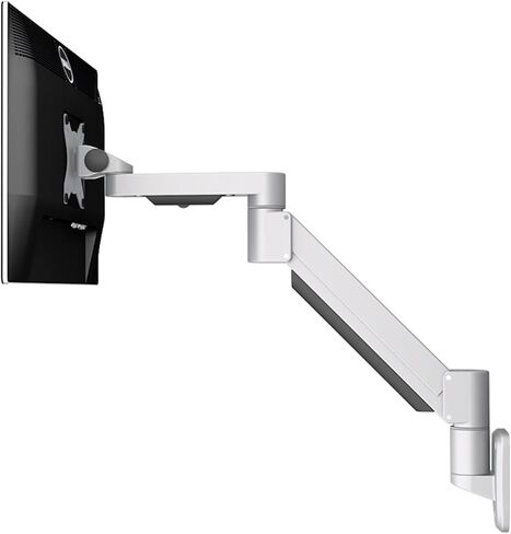 Computer Screen Monitor Bracket LCD Wall Hanging Bracket Wall Hanging Room Rotating Screen Bracket Telescopic arm Lifting Bracket(Silver) in Saudi Arabia