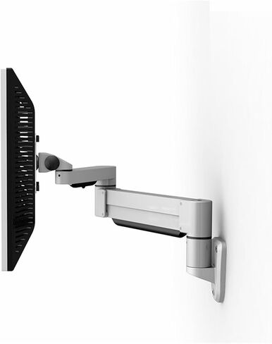 Computer Screen Monitor Bracket LCD Wall Hanging Bracket Wall Hanging Room Rotating Screen Bracket Telescopic arm Lifting Bracket(Silver) in Saudi Arabia