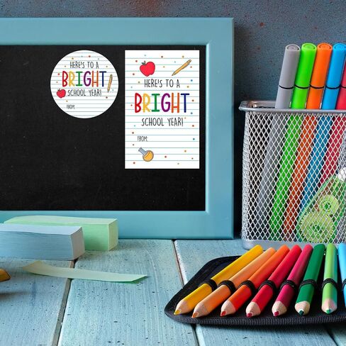 Welcome Back To School Stickers-40Pcs Take Note It's Going To Be A Great School Year Cute Labels-Teacher Reward Motivational Stickers For Students Teens-Classroom Party Favors Decor & Supplies - A01 in Saudi Arabia