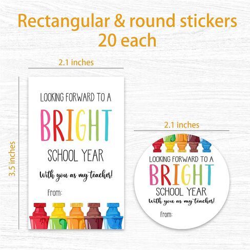 Welcome Back To School Stickers-40Pcs Take Note It's Going To Be A Great School Year Cute Labels-Teacher Reward Motivational Stickers For Students Teens-Classroom Party Favors Decor & Supplies - A01 in Saudi Arabia