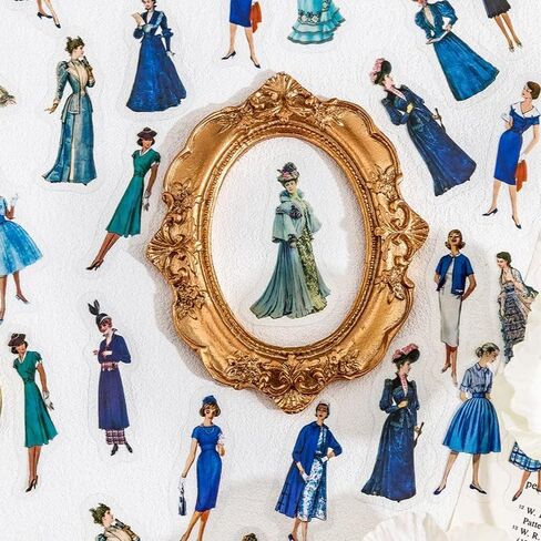 Alideco 240pcs Scrapbook Stickers Vintage People Scrapbooking for Journaling Junk Journal Crafts Embelishment Decoration Diary Stickers(fugurenwu) in Saudi Arabia