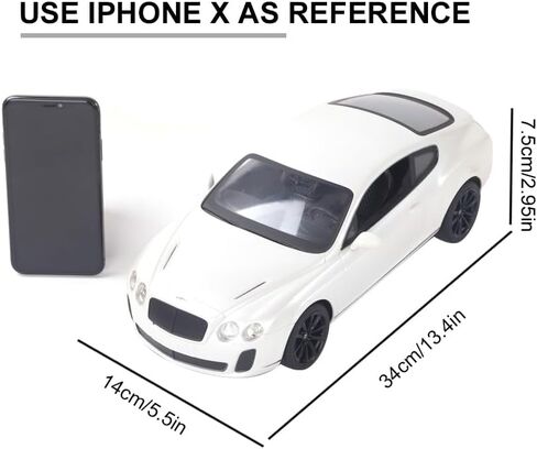 Vinie Remote Control Car for Boys ، RC Cars Bentley GT SuperSport ، 1:14 Scale Toys Drift Kids ، Drift Carها in Saudi Arabia