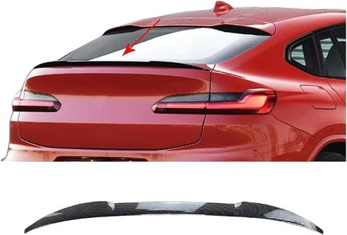 Racing Trunk Splitter Body Kit Decoration Air Difflector Spefler Spoiler Wing Recling Typate متوافق مع BMW X4 G02 2019+ إكسسوارات ضبط (أسود لامع) in Kuwait