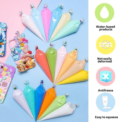 Decoden كريم وهمية الكريمة المخفوقة الغراء 2 قطعة 50 جرام محاكاة كريم سيليكون كريم لاصق عدة ل جراب هاتف لتقوم بها بنفسك صنع الحرفية in Saudi Arabia