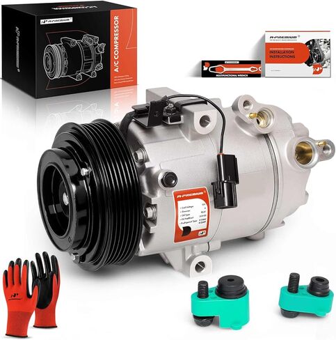 ضاغط مكيف هواء A-Premium مع قابض متوافق مع Kia Forte 2014-2018 1.8L 2.0L، Forte 2017-2018 2.0L، Forte Koup 2014-2017 2.0L، Forte5 2014-2018 2.0L وHyundai Elantra GT 2013-2017 in Kuwait