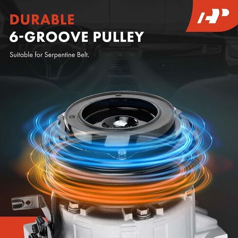 ضاغط مكيف هواء A-Premium مع قابض متوافق مع Kia Forte 2014-2018 1.8L 2.0L، Forte 2017-2018 2.0L، Forte Koup 2014-2017 2.0L، Forte5 2014-2018 2.0L وHyundai Elantra GT 2013-2017 in Kuwait