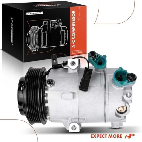 ضاغط مكيف هواء A-Premium مع قابض متوافق مع Kia Forte 2014-2018 1.8L 2.0L، Forte 2017-2018 2.0L، Forte Koup 2014-2017 2.0L، Forte5 2014-2018 2.0L وHyundai Elantra GT 2013-2017 in Kuwait
