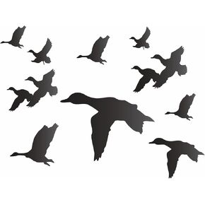 Stencils by Joanie Flock of Flying Mallard Ducks 9"x12" Hunting Marsh Wetland Wildlife Birds DIY Art Craft Signs Reusable 7 mil Blue Mylar