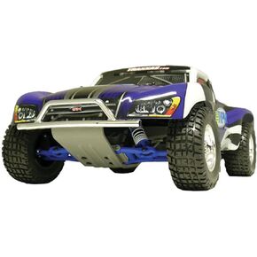 RPM Front Bumper and Skid Plate for 2WD Slash, Nitro Slash, Chrome