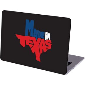 Compatible with MacBook Air 13 inch Retina Display with Touch ID, Hard Protective Shell with Keyboard Cover ( M1 A2337 A2179 A1932, 2018 2019 2020 Release) - Typographical Text Made in Texas