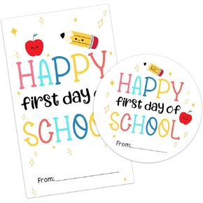 Back to School Stickers for Teens-40Pcs Let’s Start This Year Off Write Wishing You a Great School Year Labels-Funny Teacher Reward Gifts & Welcome Decorations-Classroom Party Favors & Supplies-A04