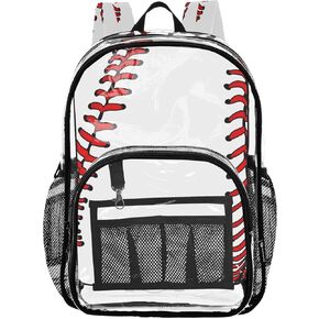 Clear Backpack Transparent School Backpack Heavy Duty PVC Bookbag Leopard Print Cheetah Rose Gold for Stadium Events and Concert Work Sport Event Heavy Duty