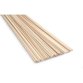 Saunders Midwest Products 4022 Basswood, 1/16 x 1/16 x 24-Inch "Single item"