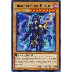 YU-GI-OH! - Dragon Core Hexer (INOV-EN001) - Invasion: Vengeance - 1st Edition - Rare